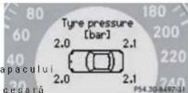 Mercedes-Benz E 500 4MATIC (2006) - Accesareapresiuniiînpneuri utilizândcomputeruldebord - 1