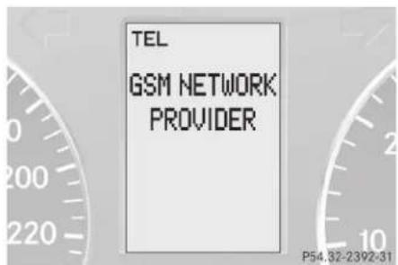 TEL GSM NETWORK PROVIDER P54.32-2392-31