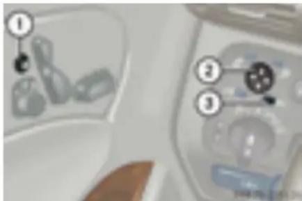 Mercedes-Benz C 200 CGI (2003) - Memorarea poziției oglinzii pentru parcarea autovehiculului\* - 1