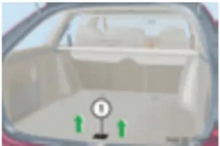 Mercedes-Benz C 200 CGI (2003) - Compartimentul de depozitare situat sub podeaua compartimentului pentru bagaje (Estate) - 1
