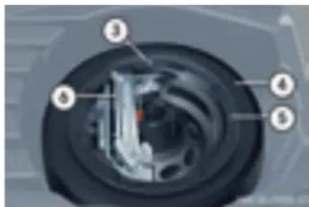 Mercedes-Benz C 200 CGI (2003) - Scoaterea roții de rezervă de uz temporar și a trusei de scule - 1