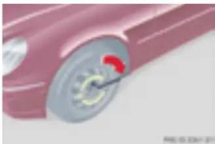 Mercedes-Benz C 200 CGI (2003) - Înlocuirea unui pneu dezumflat - 2