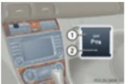 Mercedes-Benz C 200 CGI (2003) - Activarea și dezactivarea sistemului Parktronic - 1