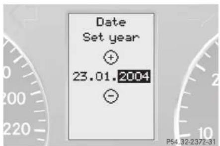 Date Set year + 23.01.2004 -