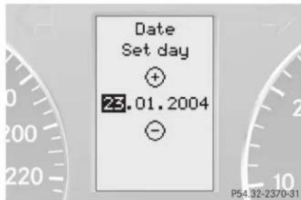 Date Set day + 23.01.2004 -