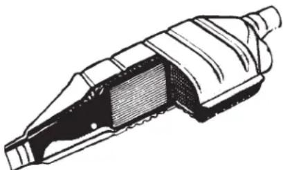DAEWOO Espero (1995) - CONVERTORUL CATALITIC - 1