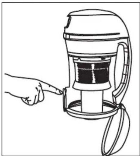 BEKO BKS 1360 T - Curățarea containerului de praf - 1