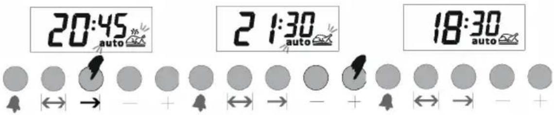 20:45 auto 2 1:30 auto 18:30 auto