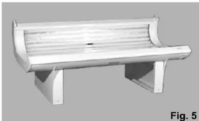 Dr. Kern Excellent 46/4 - Assembly of the tanning appliance Assembly of the bench - 5