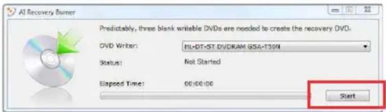 ASUS RO6591 - Utilizarea DVD-ului pentru recuperarpe modele selectate) - 1