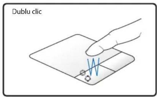 ASUS RO6591 - Ilustrații pentru utilizarea touchpad-ului - 3
