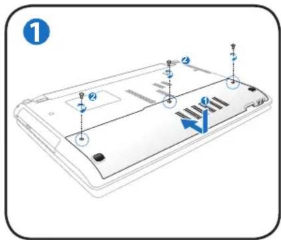 ASUS RO6591 - Instalarea unității hard disk: - 3