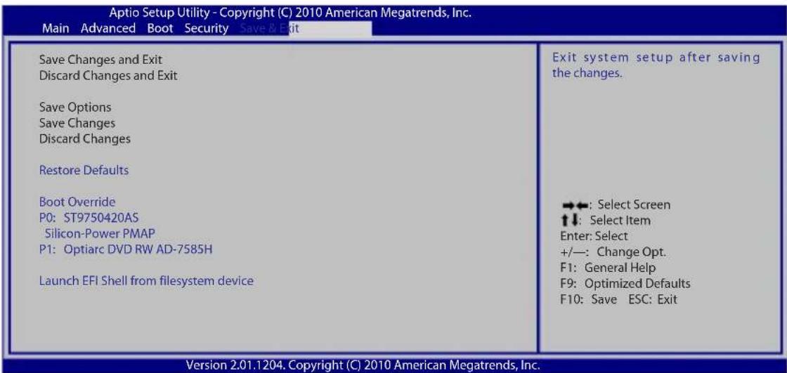 ASUS RO6591 - Salvarea modificărilor - 1