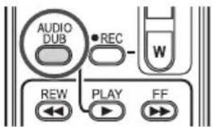 AUDIO DUB REC W REW PLAY FF