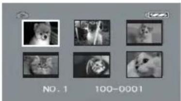 PANASONIC NV-GS500GT - 顯示多個播放檔案 - 1