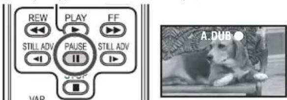 REW PLAY FF STILL ADV PAUSE STILL ADV STOP VAR A.DUB
