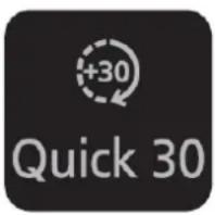 PANASONIC NN-GD36H - Utilizarea funcției Quick 30 (Rapid 30) - 1
