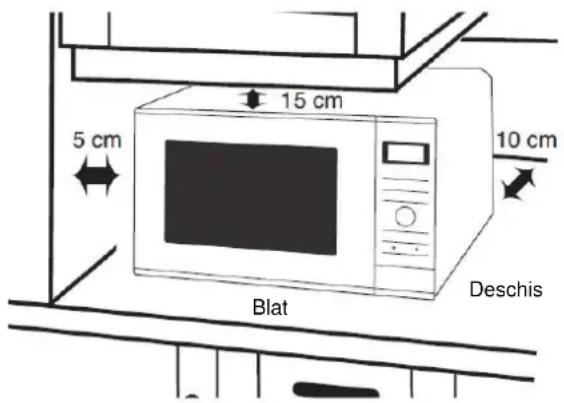 15 cm 5 cm 10 cm Blat Deschis