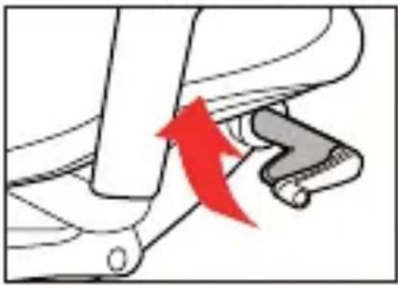 Sidiz T600HLDAS - Adjusting the height of seat - 2