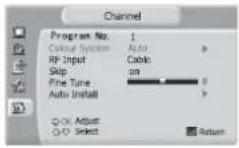 HISENSE LCD32W57CA - Setting the Color System - 1