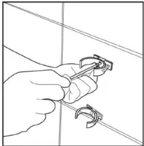 Defy G10721 NE - Fixing external filter on the wall (Optional) - 4