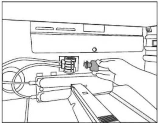 BEKO LNE415E30 - A külső szűrő rögzítése a falra (opcionális) - 10