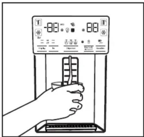 BEKO LNE415E30 - Pobieranie lodu/wody (opcjonalne) - 1