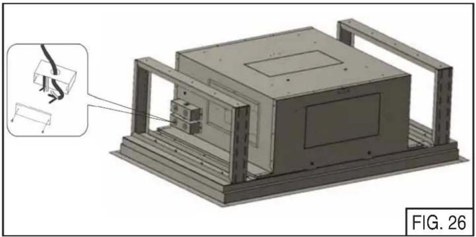 Zephyr ALUE63BSX - CONNEXION DES CÂBLES (ALIMENTATION) - 1