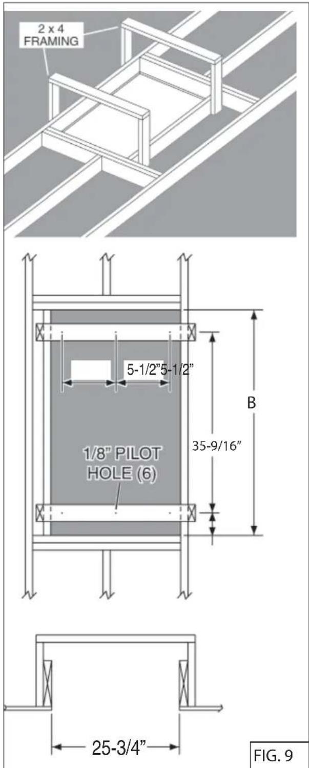 Zephyr ALUE63BSX - PREPARE THE HOOD SUPPORT - 1