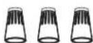 Zephyr ALUE63BSX - x 2 po (10) 3/16 x 1/2 po (2) M4 x 8 (4) - 6