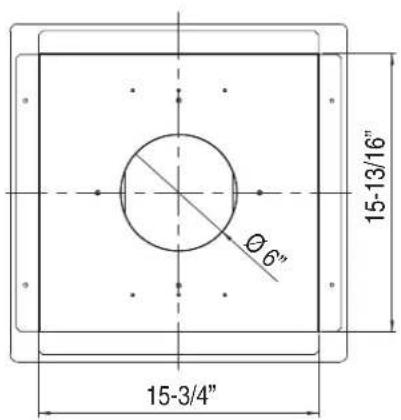 Zephyr ALUE63BSX - INSTALL THE AIR RETURN VENT (NON-DUCTED VERSION) - 5