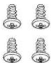 Zephyr ALUE63BSX - x 2 po (10) 3/16 x 1/2 po (2) M4 x 8 (4) - 3