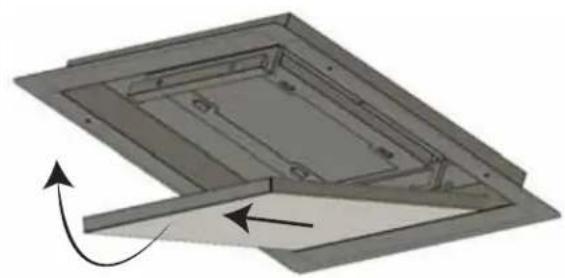Zephyr ALUE63BSX - INSTALL THE AIR RETURN VENT (NON-DUCTED VERSION) - 1