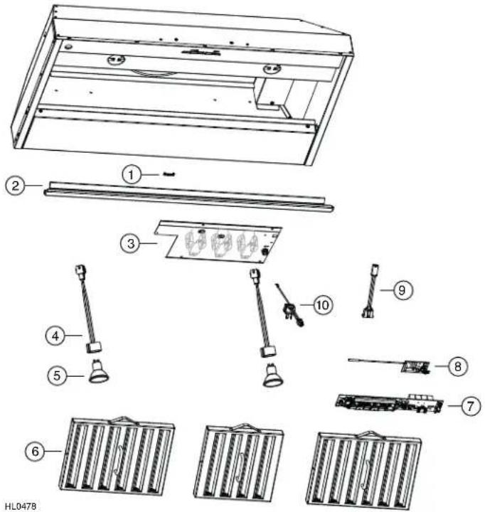 BEST CP57IQT542SB - PIÈCES DE REMPLACEMENT (SUITE) - 1