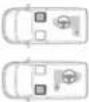 CITROEN Dispatch (2017) - Amplasarea scaunelor pentru copii fixate cu centura de siguranță - 9