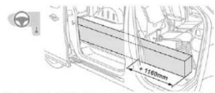 1160mm