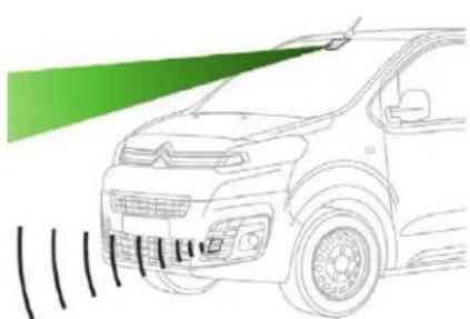 CITROEN Dispatch (2017) - Avertizare de risc de coliziune și Active Safety Brake - 2