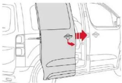 CITROEN Dispatch (2017) - Utilizarea telecomenzii - 3