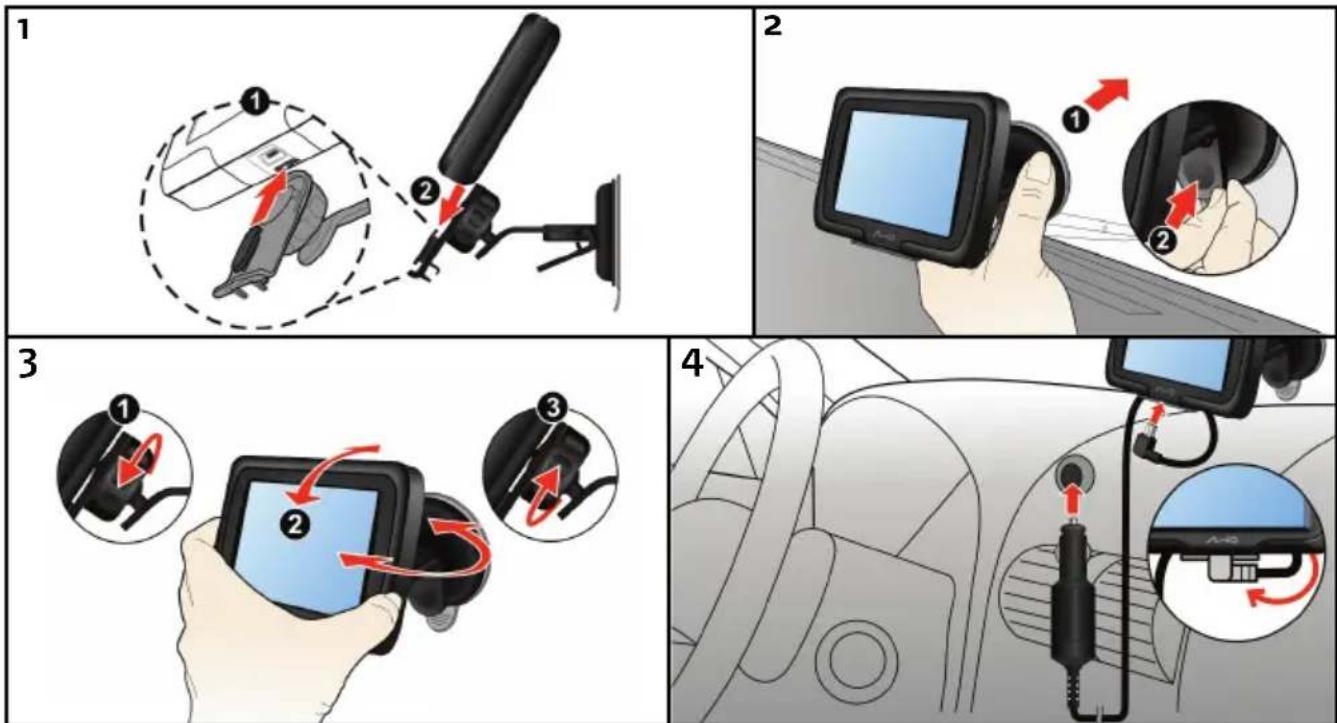 MIO Navman M315 - Moov M300-Series Installation - 1