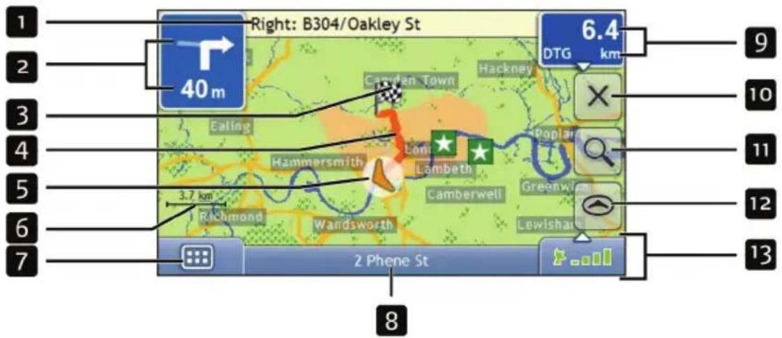 Right: B304/Oakley St 40 m Camden Town Hackney 6.4 DTG km Eating Hammersmith Lambeth Camberwell Poplar Greenwich Lewishaw Richmond Wandsworth 2 Phene St 8 9 10 11 12 13