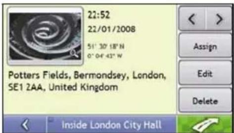 22:52 22/01/2008 51° 30' 18" N 0° 04' 43" W Potters Fields, Bermondsey, London, SE1 2AA, United Kingdom < > Assign Edit Delete Inside London City Hall