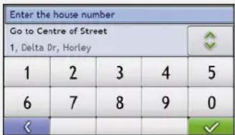 Enter the house number Go to Centre of Street 1, Delta Dr, Horley