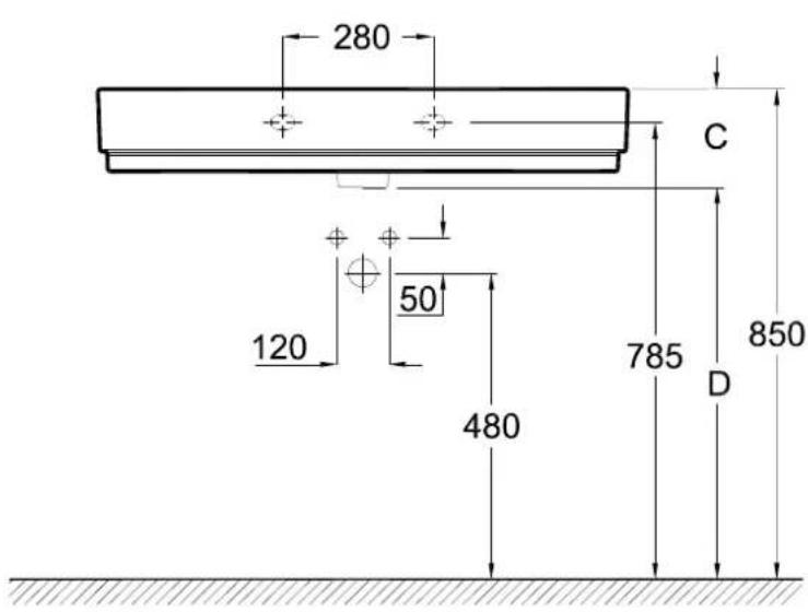 GROHE Cube Ceramic 3947300H - 12