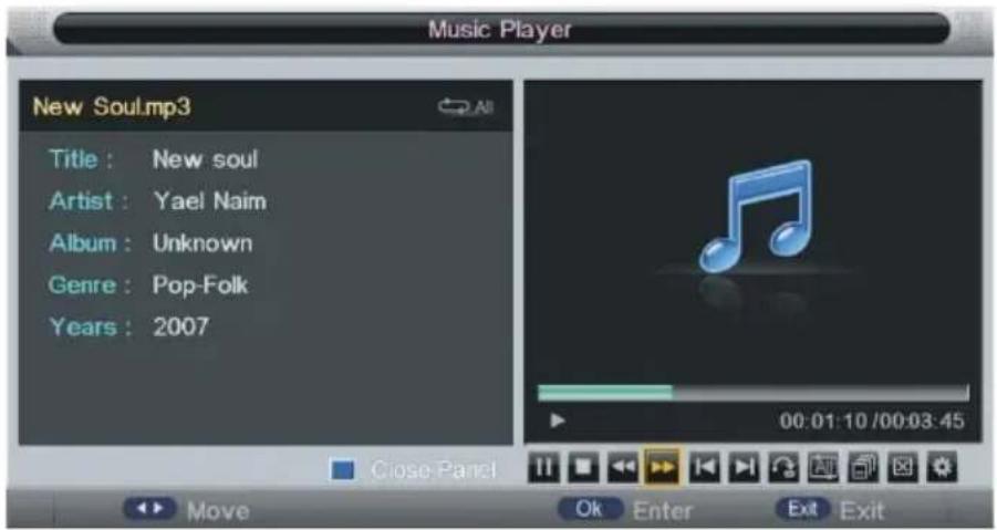 Music Player New Soul.mp3 Title : New soul Artist : Yael Naim Album : Unknown Genre : Pop-Folk Years : 2007 00:01:10 /00:03:45 Close Panel Move Ok Enter Exit Exit