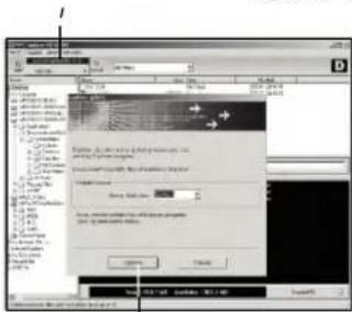 Scanned screenshot of a legacy software interface showing file selection dialog with Chinese text and buttons