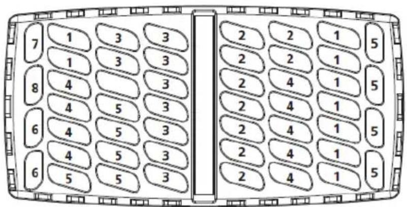 Hansa ZWM426ESH - Coşul pentru tacâmuri - 1