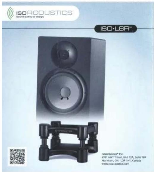 ISOACOUSTICS Sound quality by design ISO·LBR™ IsaAcoustics® Inc. 4981 HHT 7 East, UHR 12A, SuVR 140 Markham, ON. LBR 141, Canada www.isaacoustics.com
