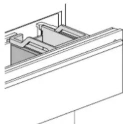 LIEBHERR SBS 95E3 - Dezaerarea aparatului individual pentru gheata - 2