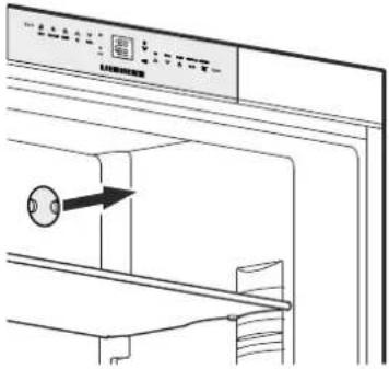LIEBHERR SBS 95E3 - Introducerea filtrului de apă - 1