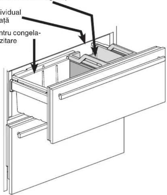 LIEBHERR SBS 96E3 - Descrierea compartimentului congelator - 1